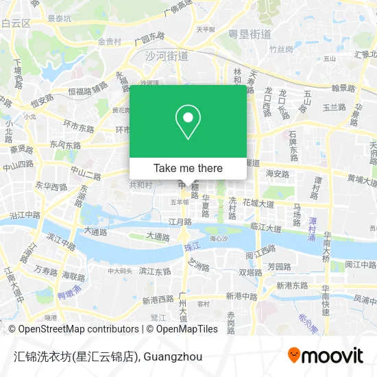汇锦洗衣坊(星汇云锦店) map