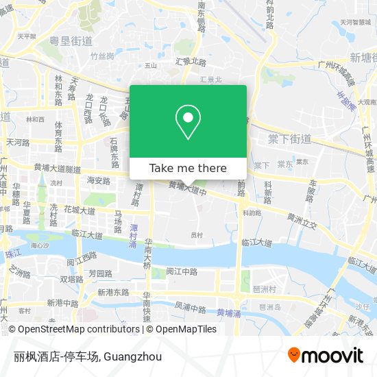 丽枫酒店-停车场 map