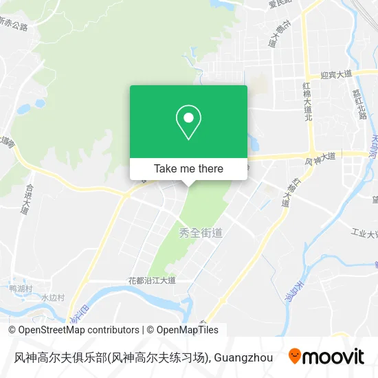 风神高尔夫俱乐部(风神高尔夫练习场) map
