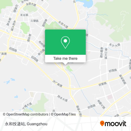 永和投递站 map