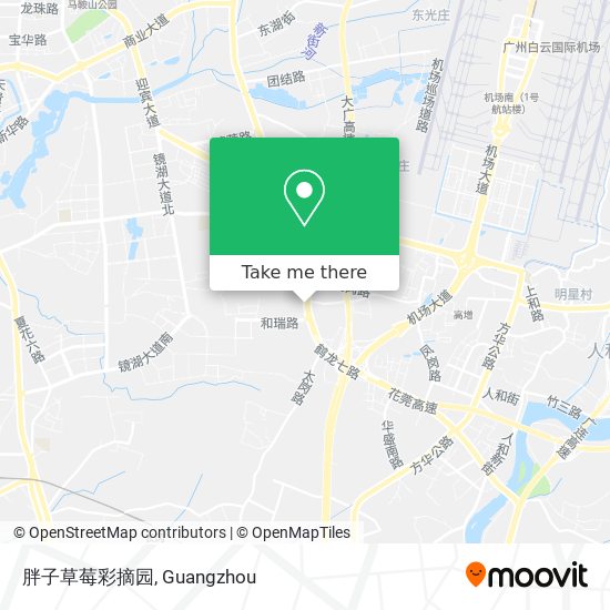 胖子草莓彩摘园 map