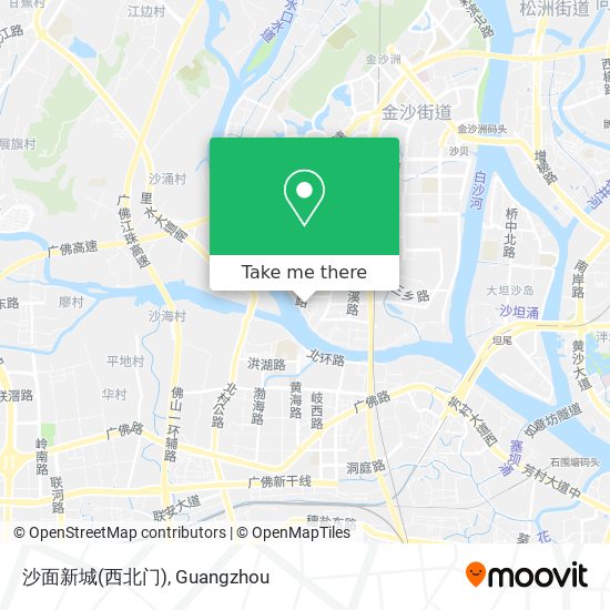 沙面新城(西北门) map