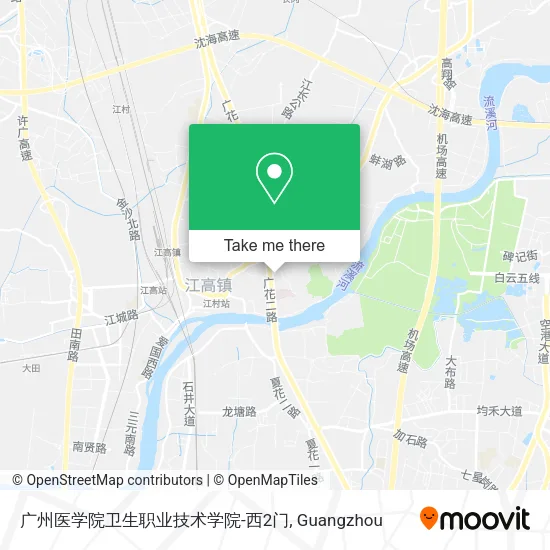 广州医学院卫生职业技术学院-西2门 map