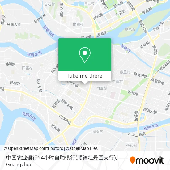 中国农业银行24小时自助银行(顺德牡丹园支行) map