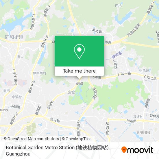 Botanical Garden Metro Station (地铁植物园站) map