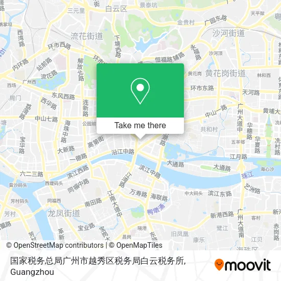 国家税务总局广州市越秀区税务局白云税务所 map