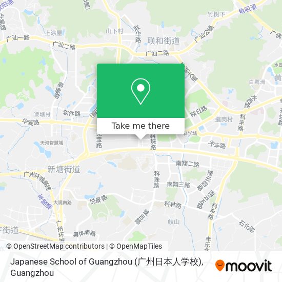 Japanese School of Guangzhou (广州日本人学校) map