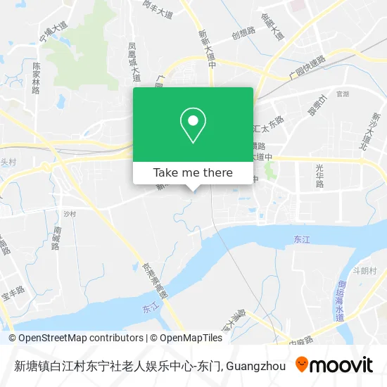 新塘镇白江村东宁社老人娱乐中心-东门 map