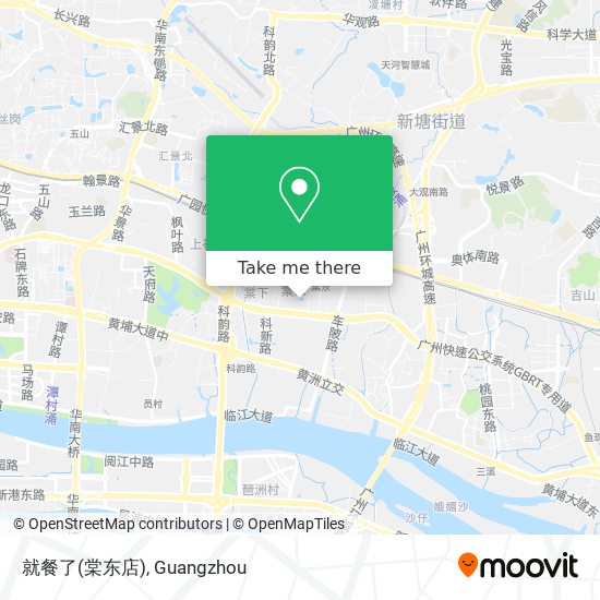 就餐了(棠东店) map