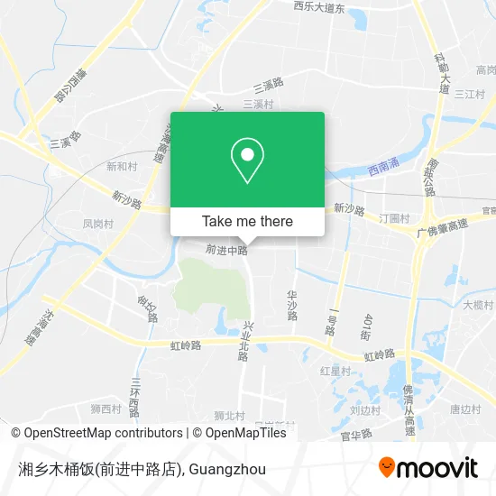 湘乡木桶饭(前进中路店) map
