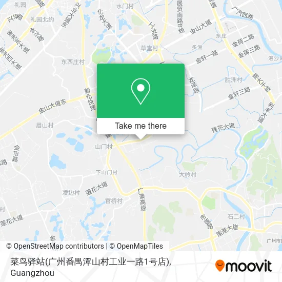 菜鸟驿站(广州番禺潭山村工业一路1号店) map