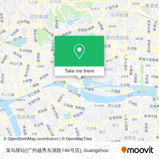 菜鸟驿站(广州越秀东湖路146号店) map