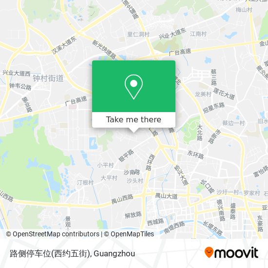 路侧停车位(西约五街) map