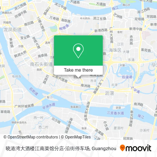 晓港湾大酒楼江南菜馆分店-沿街停车场 map