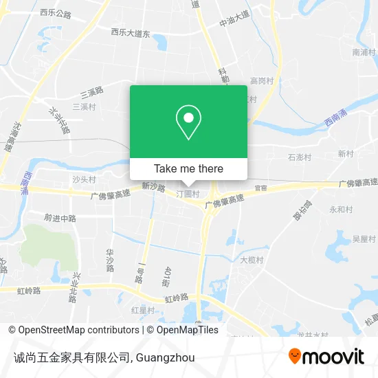 诚尚五金家具有限公司 map