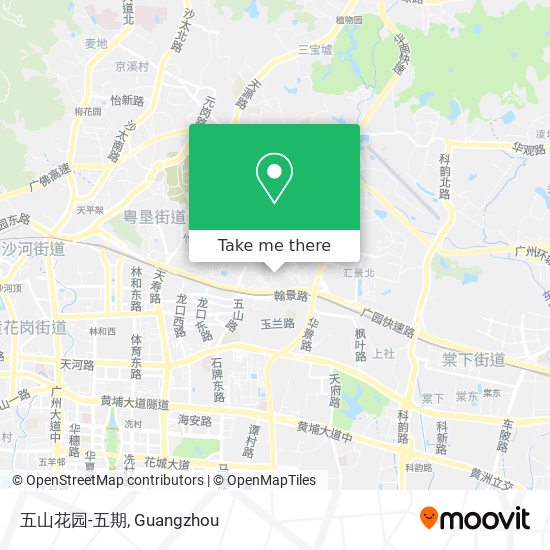 五山花园-五期 map