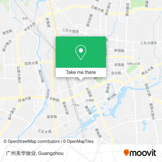 广州美华旅业 map