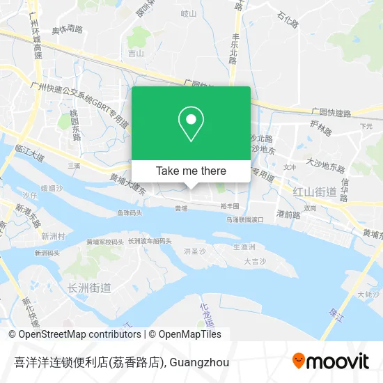 喜洋洋连锁便利店(荔香路店) map
