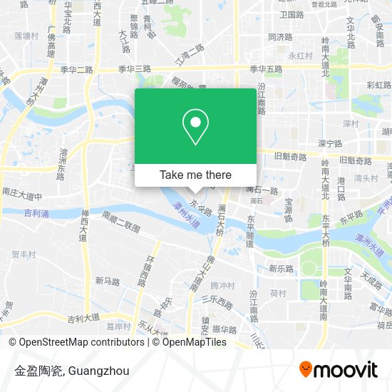 金盈陶瓷 map