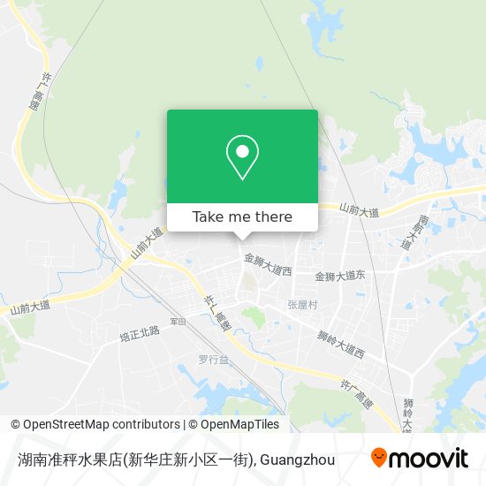湖南准秤水果店(新华庄新小区一街) map