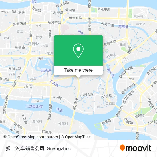 狮山汽车销售公司 map
