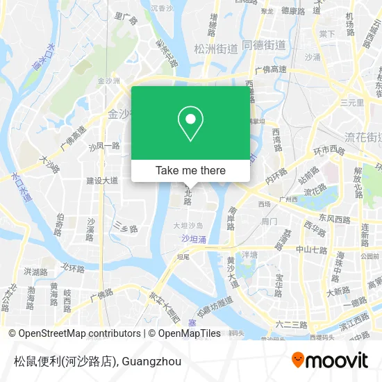 松鼠便利(河沙路店) map