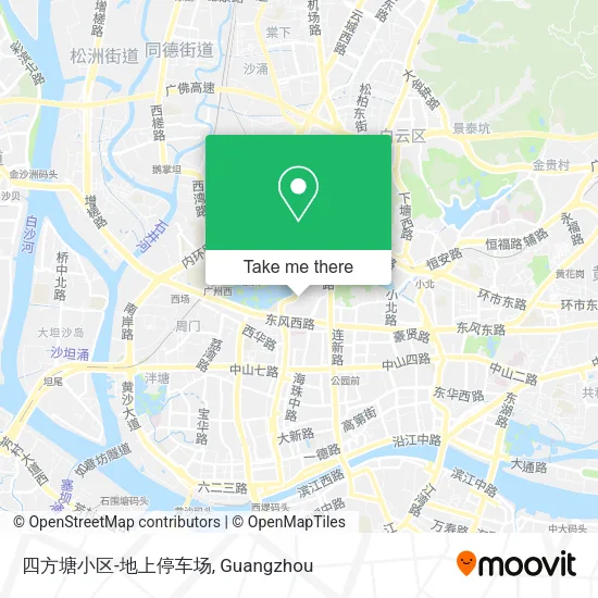 四方塘小区-地上停车场 map