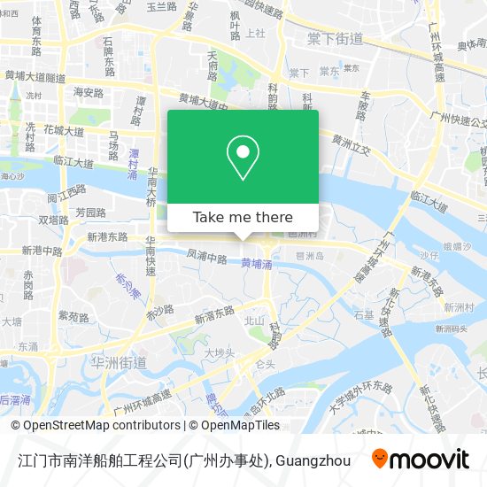 江门市南洋船舶工程公司(广州办事处) map