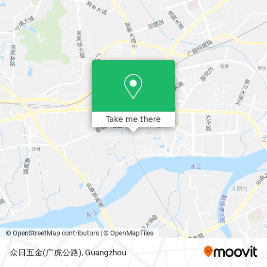 众日五金(广虎公路) map
