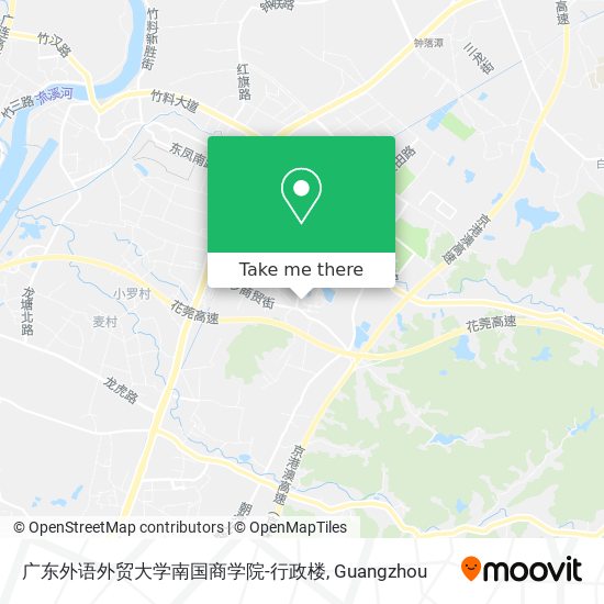 广东外语外贸大学南国商学院-行政楼 map