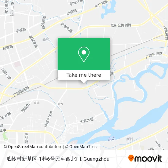 瓜岭村新基区-1巷6号民宅西北门 map