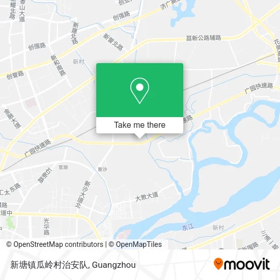 新塘镇瓜岭村治安队 map