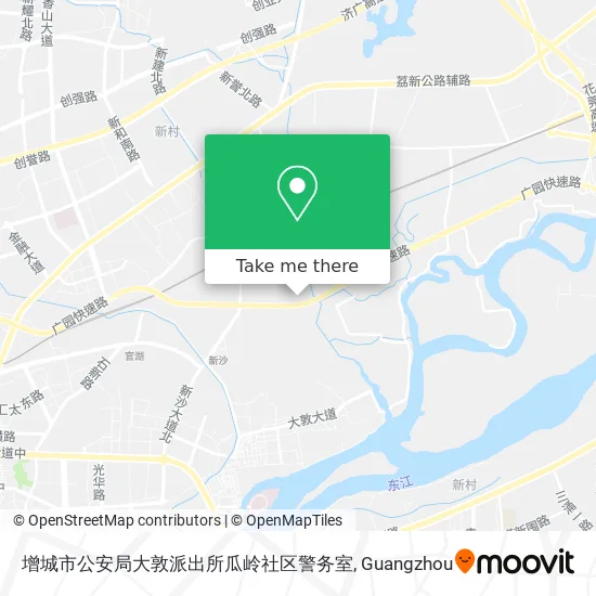 增城市公安局大敦派出所瓜岭社区警务室 map