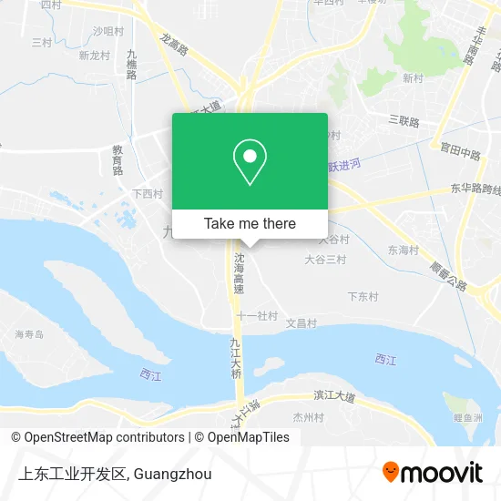 上东工业开发区 map