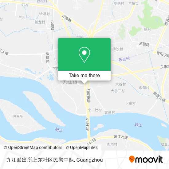 九江派出所上东社区民警中队 map