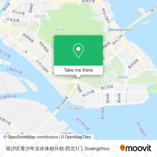 南沙区青少年业余体校分校-西北1门 map