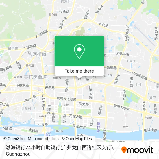 渤海银行24小时自助银行(广州龙口西路社区支行) map