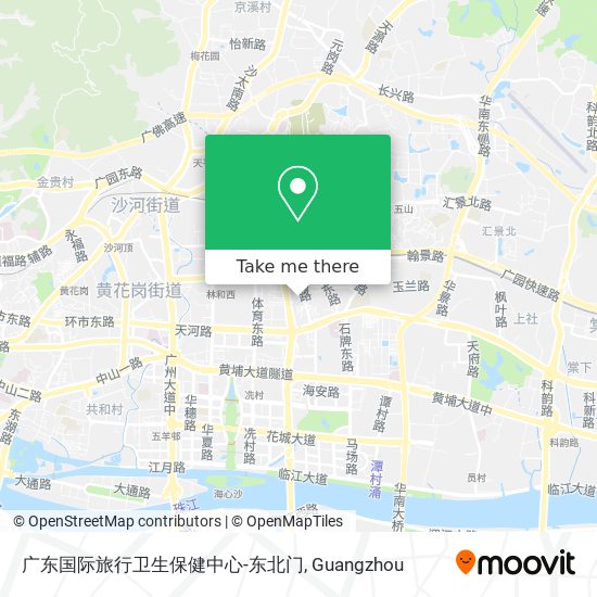 广东国际旅行卫生保健中心-东北门 map
