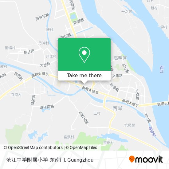沧江中学附属小学-东南门 map