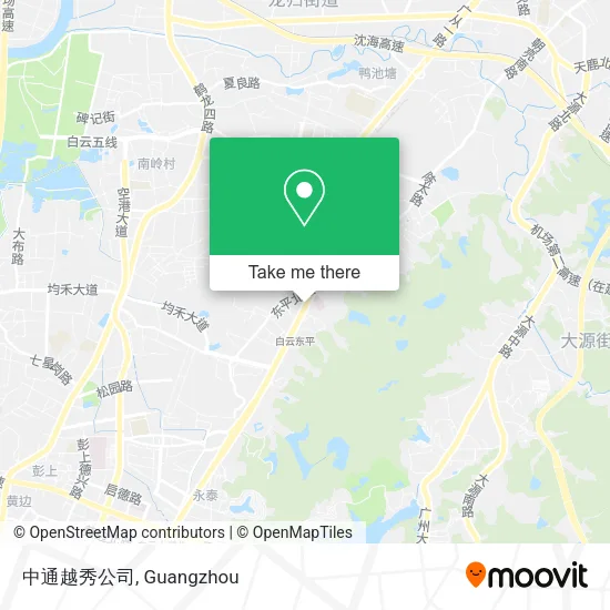 中通越秀公司 map