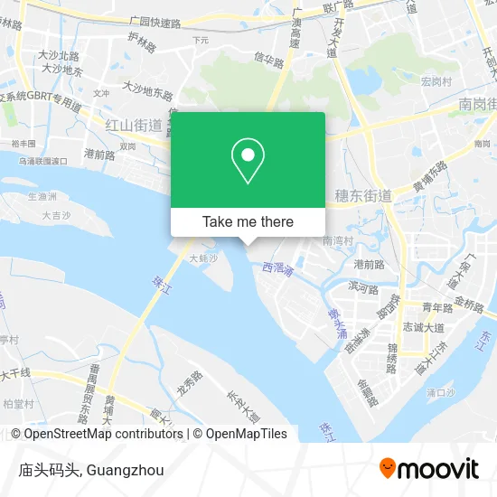 庙头码头 map