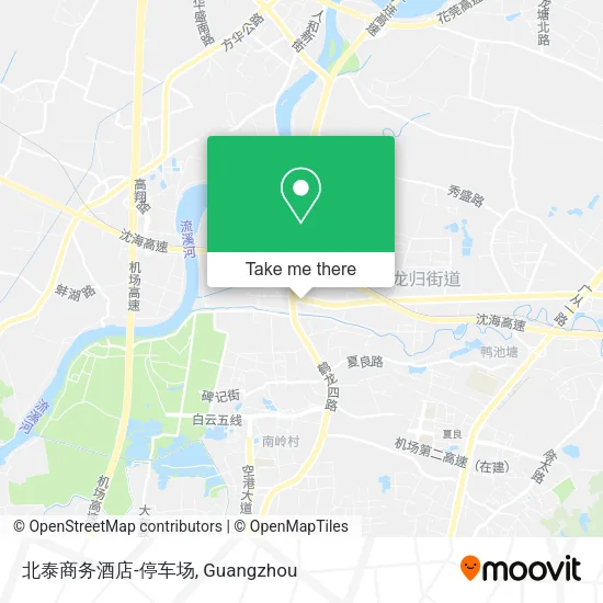 北泰商务酒店-停车场 map