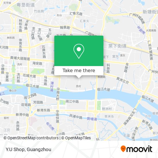 Y.U Shop map