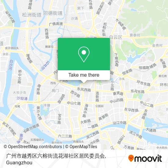 广州市越秀区六榕街流花湖社区居民委员会 map