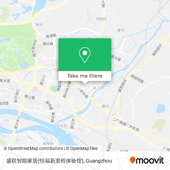 盛联智能家居(恒福新里程体验馆) map