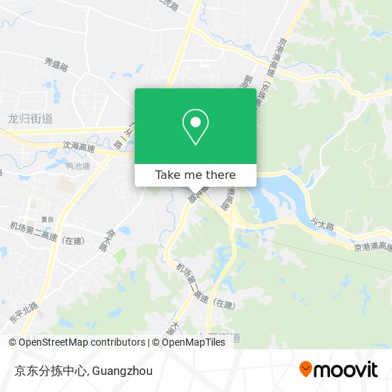 京东分拣中心 map
