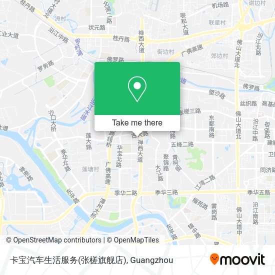 卡宝汽车生活服务(张槎旗舰店) map