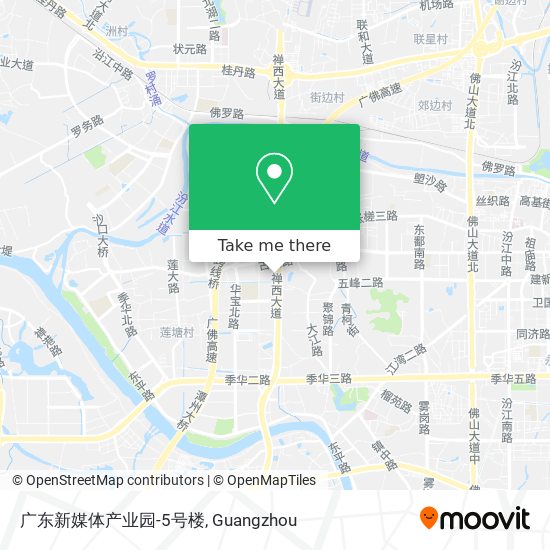 广东新媒体产业园-5号楼 map