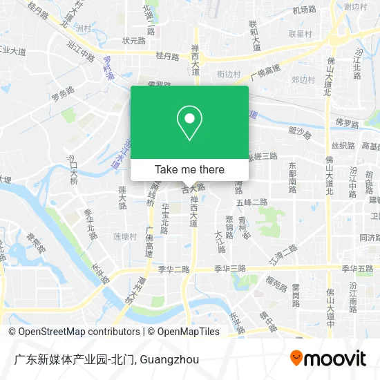 广东新媒体产业园-北门 map