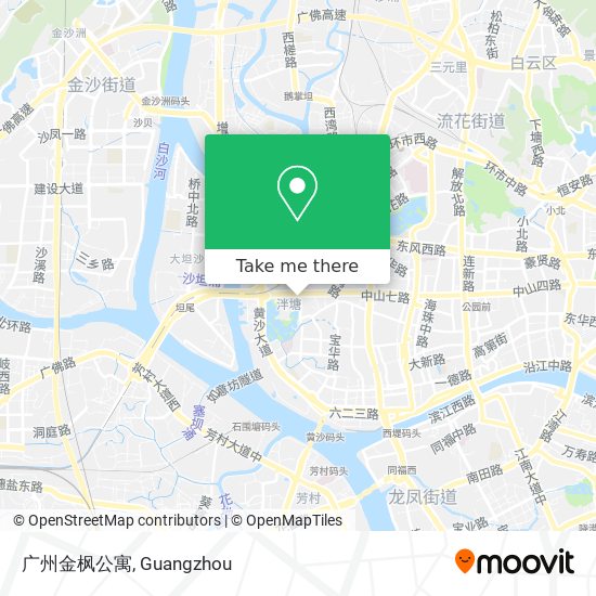 广州金枫公寓 map
